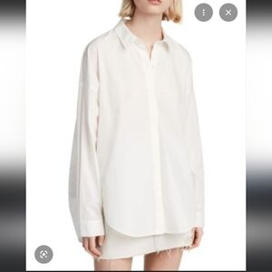 All Saints Sada Oversized Button Down Shirt